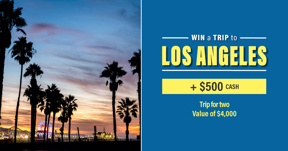 online contests, sweepstakes and giveaways - LINEN CHEST - Win a trip for 2 to Los Angeles