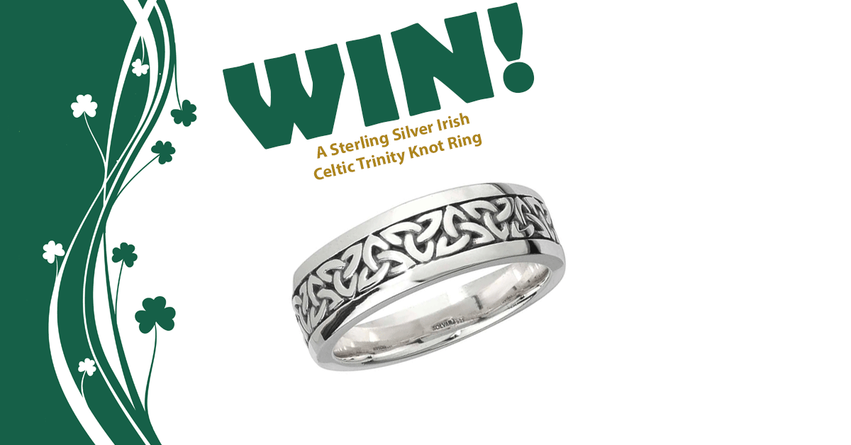 online contests, sweepstakes and giveaways - Enter to win an Irish Celtic Knot Ring!
