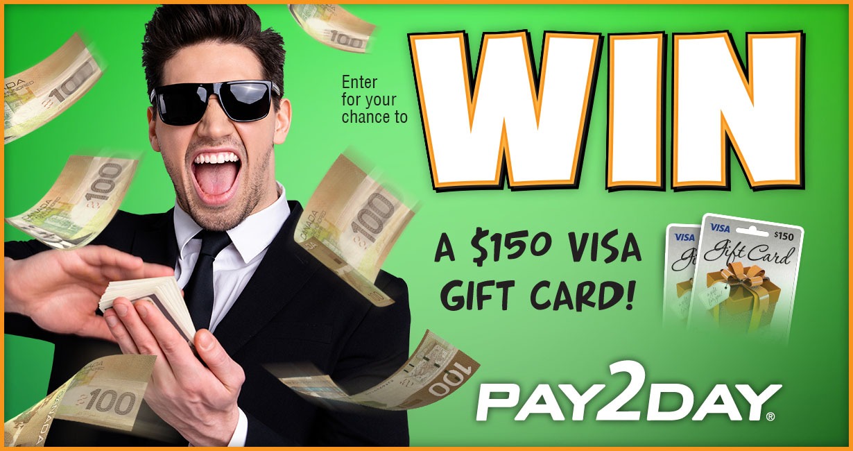 online contests, sweepstakes and giveaways - Enter for a chance to win a $150 prepaid VISA gift card!