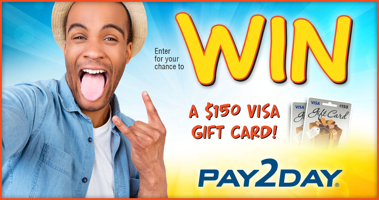 online contests, sweepstakes and giveaways - Enter for a chance to win $150!