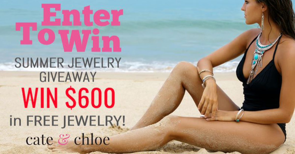 online contests, sweepstakes and giveaways - Check out the Cate and Chloe $600 Free Jewelry Giveaway