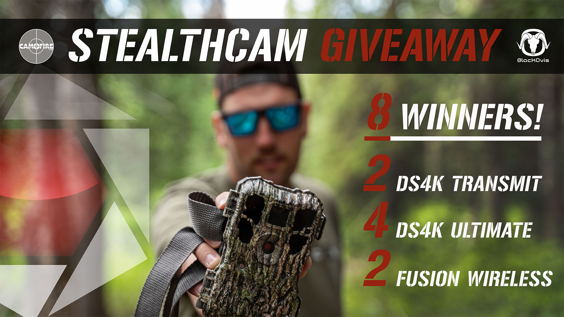online contests, sweepstakes and giveaways - Stealthcam July Giveaway